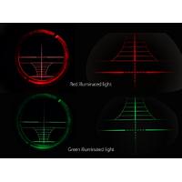 3-9X50Aoeg Çıft Işıklı Retikül Optik Görüş Kapsamlı Zoomlu Tüfek Dürbün(B)