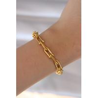 316L Çelik Gold Renk Tiffany Bileklik - TJ-BB6086