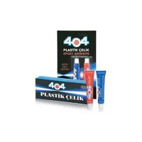 404 Plastik Çelik Epoksi Yapıştırıcı Çift Karışımlı 41 Gr İkiz Tüp