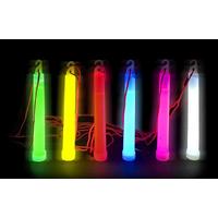 Karanlıkta Yanan Asılabilir ip Aparatlı Glow Stick Kolye Glow Stick Lamba 6 Adet 6 Renk 15 cm