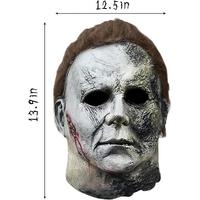 Michael Myers Lateks Maske - Michael Myers Et Maske Kafaya Tam Geçmeli