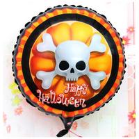 Parti Malzemeleri Halloween İskelet Kuru Kafa Folyo Balon 18 inç