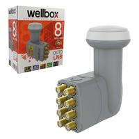 WELLBOX LNB SEKİZLİ (OCTO) GOLD 0.1DB 3D 4K  WXL-208